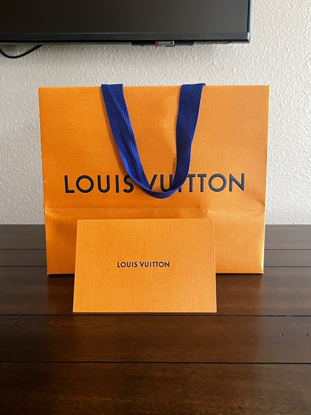 Louis Vuitton Shopping Bag and Card